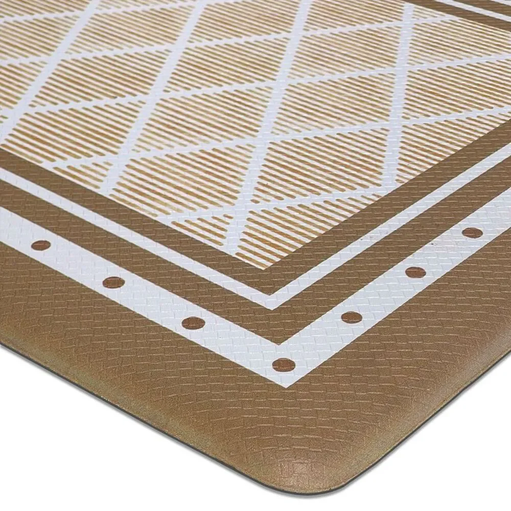 Achim Home Furnishings Boho Anti-Fatigue Mat Non-Slip Backing Kitchen Mat, 18